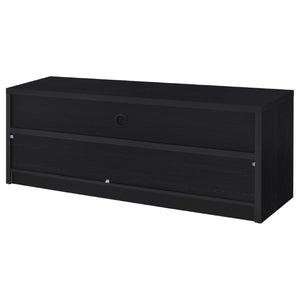 English Elm O'brien Matte Black Low Profile Media Console with Three Drawers for Living Rooms B2777P535863