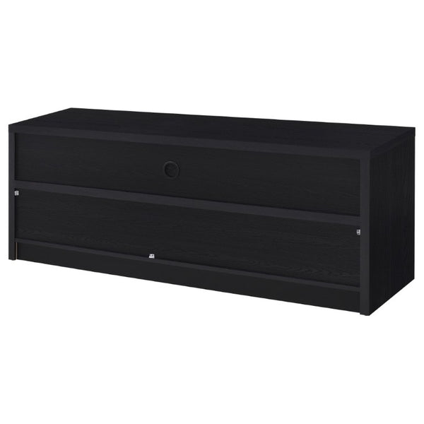 English Elm O'brien Matte Black Low Profile Media Console with Three Drawers for Living Rooms B2777P535863