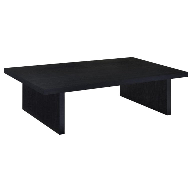 English Elm Caroline Matte Black Laminate Coffee Table Low Profile Modern Living Room Accent B2777P535866