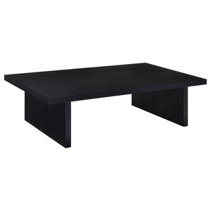 English Elm Caroline Matte Black Laminate Coffee Table Low Profile Modern Living Room Accent B2777P535866
