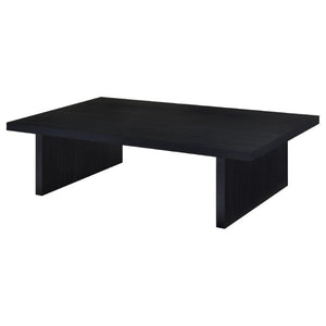 English Elm Caroline Matte Black Laminate Coffee Table Low Profile Modern Living Room Accent B2777P535866