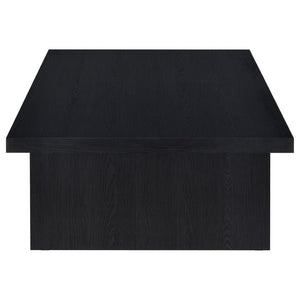 English Elm Caroline Matte Black Laminate Coffee Table Low Profile Modern Living Room Accent B2777P535866