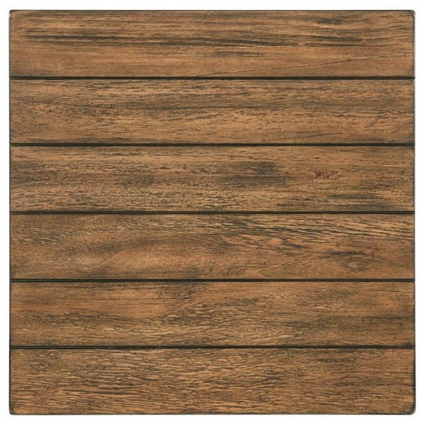 English Elm Castleton Rustic Pine End Table with Open Shelf for Farmhouse Living Rooms B2777P535869