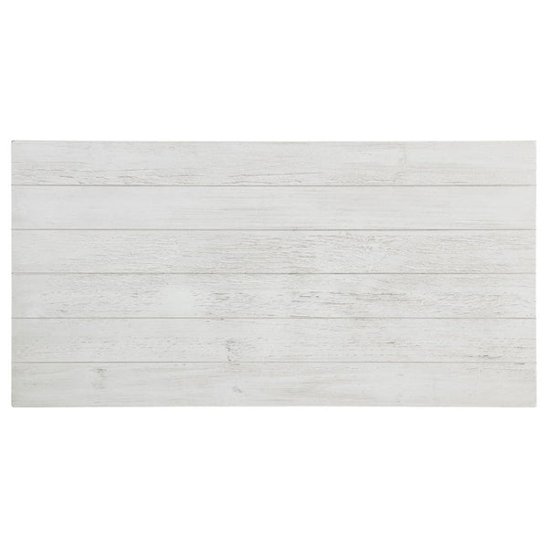 English Elm Castleton Rustic Pine Coffee Table with Open Storage Shelf for Farmhouse Living Rooms Antique White B2777P535872