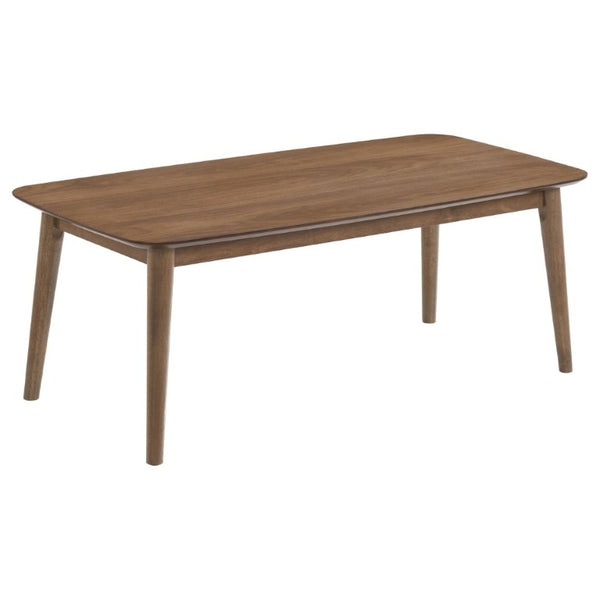 English Elm Eleanore Walnut Veneer 3 Piece Mid Century Living Room Coffee and End Table Set B2777P535881