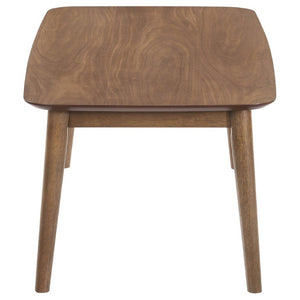 English Elm Eleanore Walnut Veneer 3 Piece Mid Century Living Room Coffee and End Table Set B2777P535881