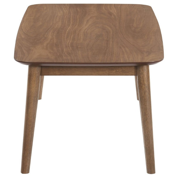 English Elm Eleanore Walnut Veneer 3 Piece Mid Century Living Room Coffee and End Table Set B2777P535881