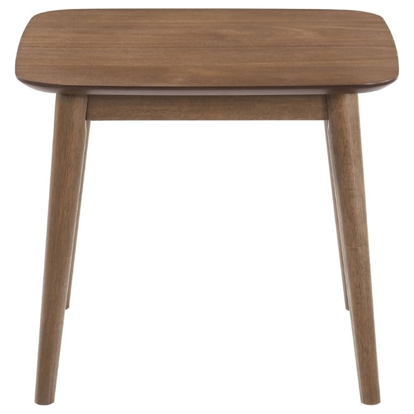 English Elm Eleanore Walnut Veneer 3 Piece Mid Century Living Room Coffee and End Table Set B2777P535881