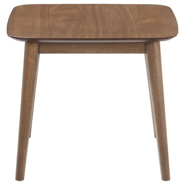 English Elm Eleanore Walnut Veneer 3 Piece Mid Century Living Room Coffee and End Table Set B2777P535881