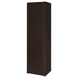 English Elm Cappuccino Six Shelf Corner Bookcase Tall Melamine Unit for Office or Living Room B2777P535888