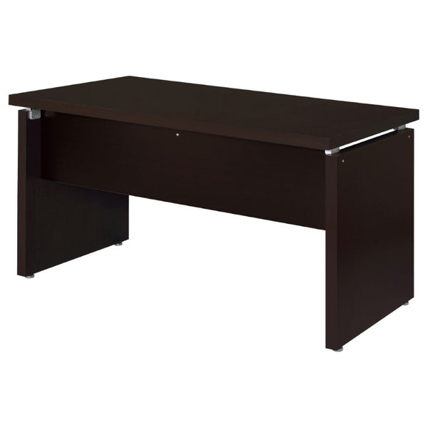 English Elm Cappuccino Finish Home Office Desk with Keyboard Shelf Rolling File Drawer Storage B2777P535897