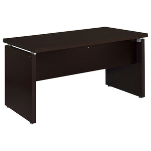 English Elm Cappuccino Finish Home Office Desk with Keyboard Shelf Rolling File Drawer Storage B2777P535897