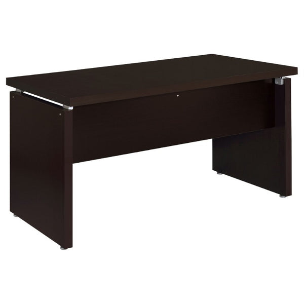 English Elm Cappuccino Finish Home Office Desk with Keyboard Shelf Rolling File Drawer Storage B2777P535897