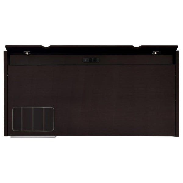 English Elm Halston Three Drawer Computer Desk with Keyboard Tray in Warm Cappuccino Finish B2777P535900