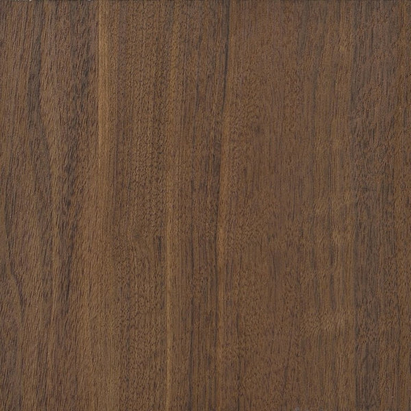 English Elm Rodger Walnut Finish Bookcase with Slatted Cabinet Doors and Open Display Shelves B2777P535911