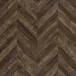 English Elm Gunderson Herringbone Oak Tall Accent Cabinet with Gunmetal Steel Base 8 Shelves B2777P535950