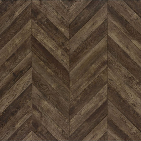 English Elm Gunderson Herringbone Oak Tall Accent Cabinet with Gunmetal Steel Base 8 Shelves B2777P535950
