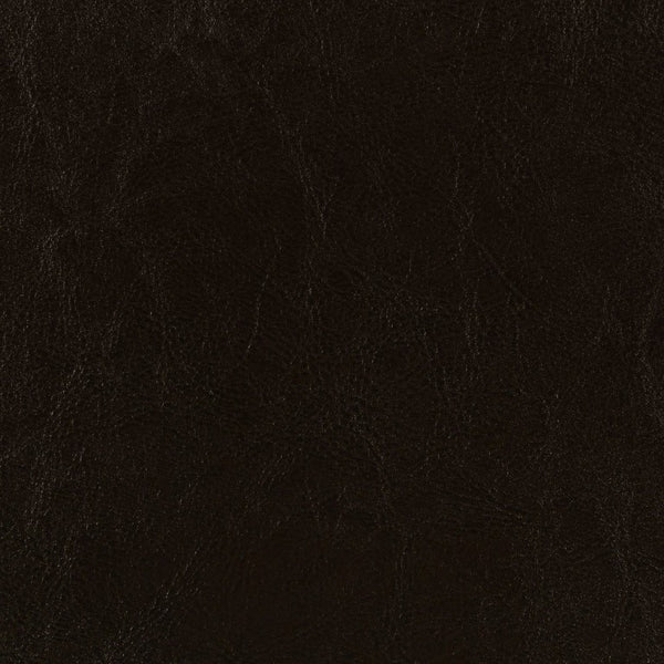 English Elm Black Leatherette Full Panel Bed Low Profile Frame for Modern Bedroom Decor Brown B2777P535997
