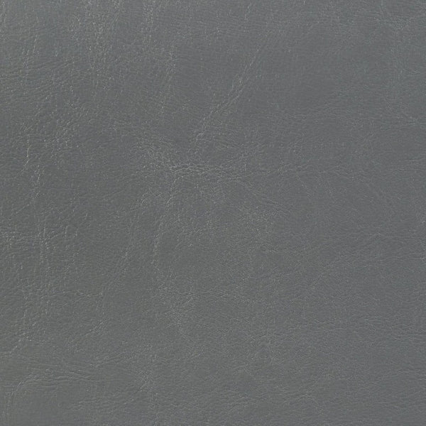 English Elm Black Leatherette Full Panel Bed Low Profile Frame for Modern Bedroom Decor Grey B2777P535999