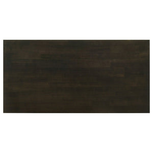 English Elm Dark Merlot 3 Piece Coffee and End Table Set with X Frame Design Open Shelves B2777P536415