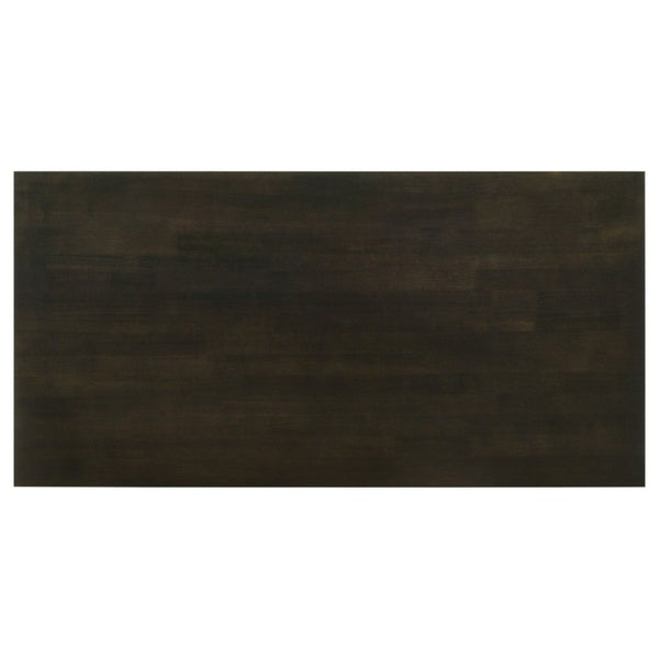 English Elm Dark Merlot 3 Piece Coffee and End Table Set with X Frame Design Open Shelves B2777P536415