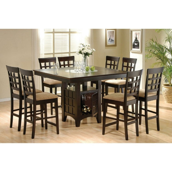 English Elm Beige Fabric Hardwood Counter Stools Set of Two for Kitchen or Breakfast Nook B2777P536417