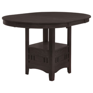 English Elm Hester Extendable Counter Height Dining Table in Rich Hardwood for Modern Kitchens Espresso B2777P536430