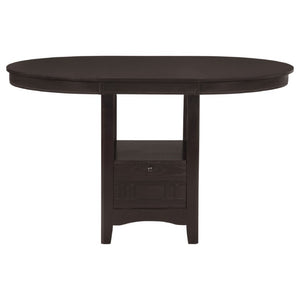 English Elm Hester Extendable Counter Height Dining Table in Rich Hardwood for Modern Kitchens Espresso B2777P536430