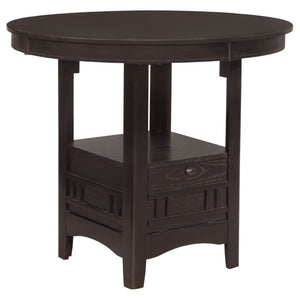 English Elm Hester Extendable Counter Height Dining Table in Rich Hardwood for Modern Kitchens Espresso B2777P536430