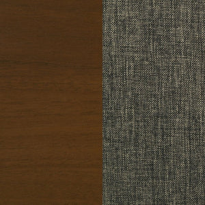 English Elm Dark Walnut Floating Seatback Dining Chairs Mid-Century Sculptural Hardwood Set Brown B2777P536434