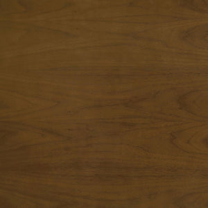 English Elm Dark Walnut Leatherette Mid-Century Dining Chairs Open Back Hardwood Frame Set of 2 B2777P536435
