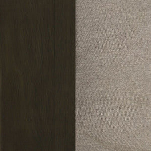 English Elm Taupe Upholstered Dining Chair Set of Two with Espresso Hardwood Frame Modern Style B2777P536442