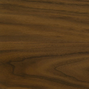 English Elm Natural Walnut Veneer Rectangular Dining Table Seats Four with Tapered Legs MCM Style B2777P536446