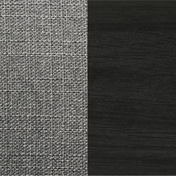 English Elm Dark Walnut Floating Seatback Dining Chairs Mid-Century Sculptural Hardwood Set Grey B2777P536455