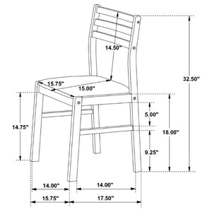 English Elm Cappuccino Hardwood Drop Leaf Dining Set with Microfiber Ladder Back Chairs for Small Spaces B2777P536459