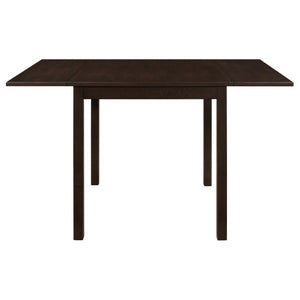 English Elm Cappuccino Hardwood Drop Leaf Dining Table Expands for Small Space Entertaining B2777P536464