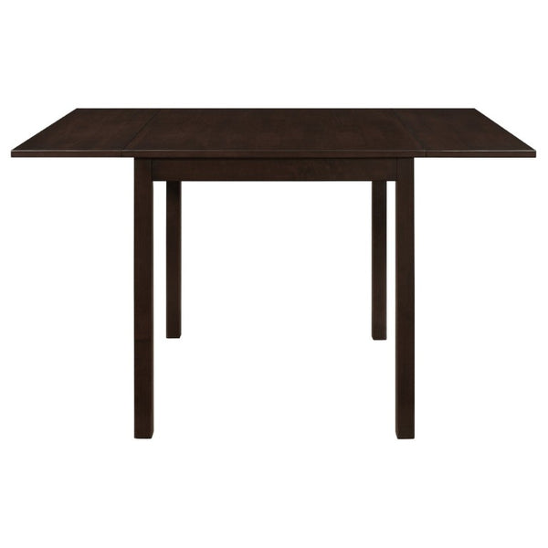 English Elm Cappuccino Hardwood Drop Leaf Dining Table Expands for Small Space Entertaining B2777P536464