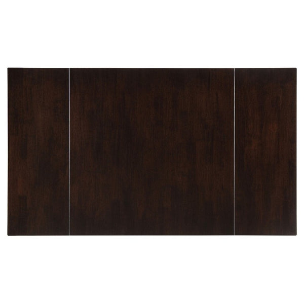 English Elm Cappuccino Hardwood Drop Leaf Dining Table Expands for Small Space Entertaining B2777P536464