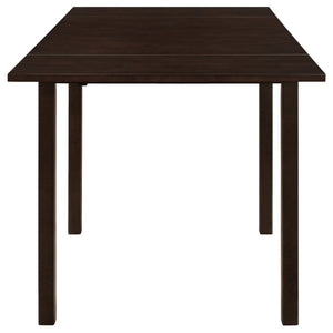 English Elm Cappuccino Hardwood Drop Leaf Dining Table Expands for Small Space Entertaining B2777P536464