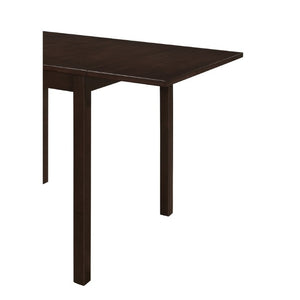 English Elm Cappuccino Hardwood Drop Leaf Dining Table Expands for Small Space Entertaining B2777P536464
