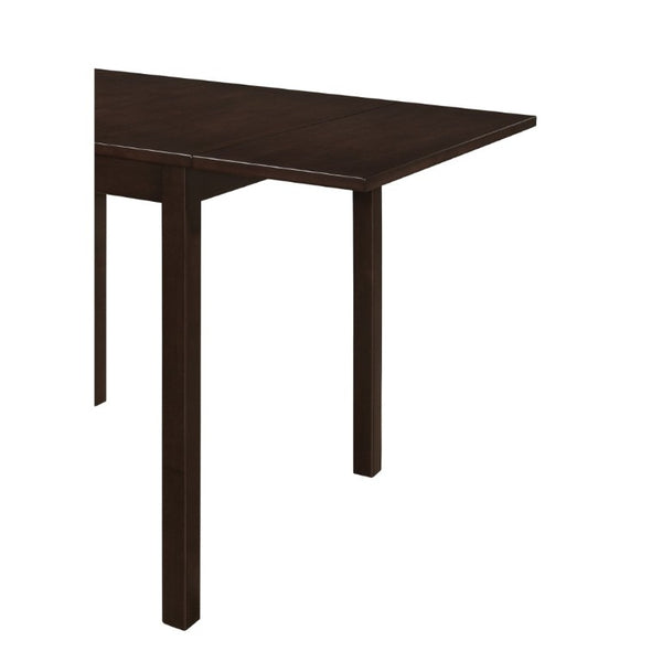English Elm Cappuccino Hardwood Drop Leaf Dining Table Expands for Small Space Entertaining B2777P536464
