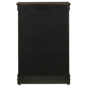 English Elm Janson Cappuccino Tall 5 Drawer Chest with Dovetail Construction for Classic Bedrooms B2777P536472