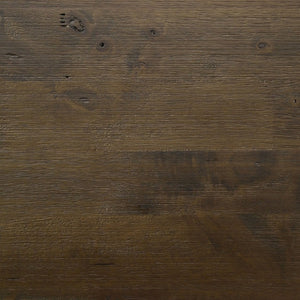 English Elm Rustic Wire-Brushed Hardwood Nightstand Two Drawers Warm Matte Farmhouse Bedroom B2777P536481