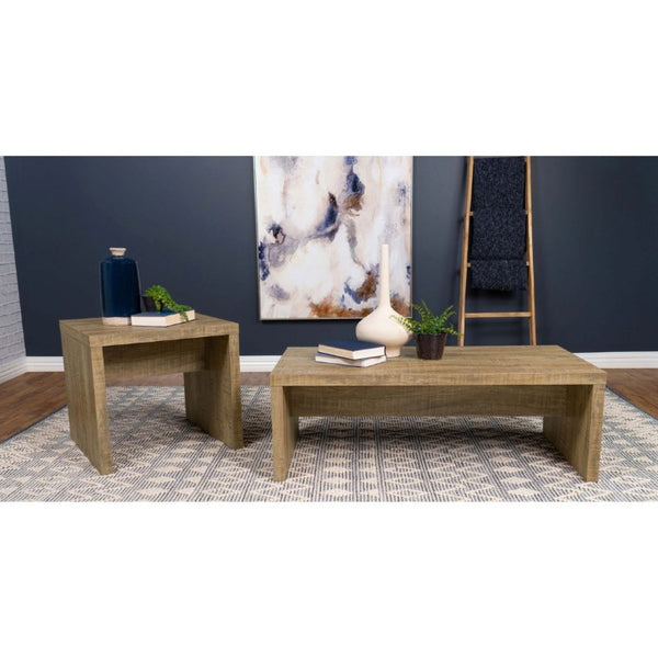 English Elm Brianna Rectangular Mango Grain Coffee Table for Modern Farmhouse Living Rooms B2777P536516