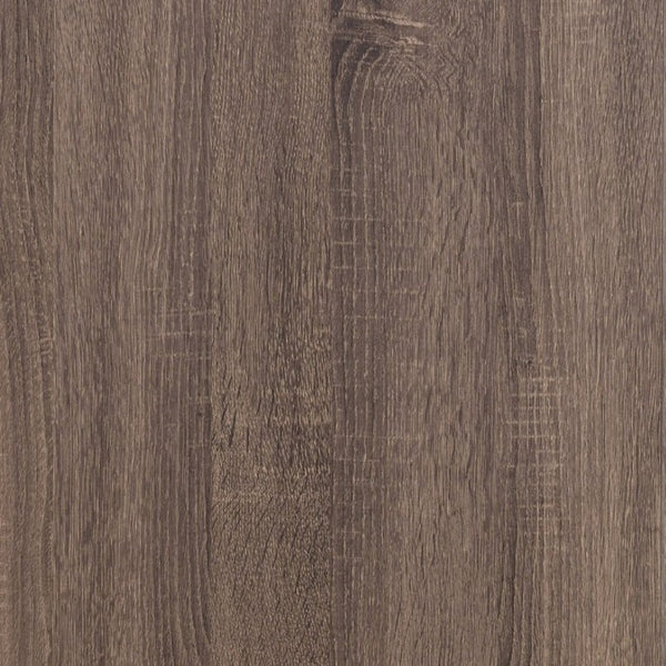 English Elm Geary Queen Panel Bed Slatted Headboard Footboard Drawers Warm Oak Finish B2777S00011