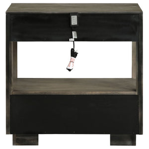 English Elm Sonora Eastern King Bedroom Set Grid Tufted Headboard Taupe Oak Panel Bed B2777S00149