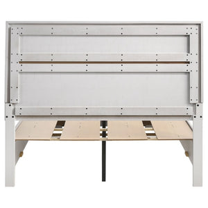 English Elm Isadora Glam 3-Piece Full Bedroom Set with Crystal Pulls and Glitter Accent Panels B2777S00385