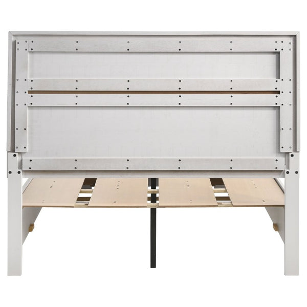 English Elm Isadora Glam 3-Piece Full Bedroom Set with Crystal Pulls and Glitter Accent Panels B2777S00385