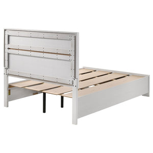 English Elm Isadora Glam 3-Piece Full Bedroom Set with Crystal Pulls and Glitter Accent Panels B2777S00385