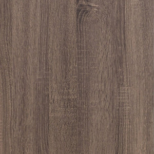 English Elm Barton Barrel Oak Queen Bedroom Set with Slatted Headboard and Bronze Hardware B2777S00563